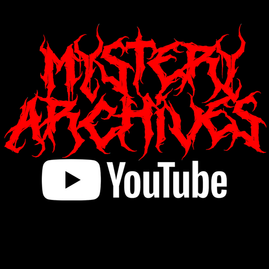 Mystery Archives Youtube Metal Red Logo - Car Window Decal