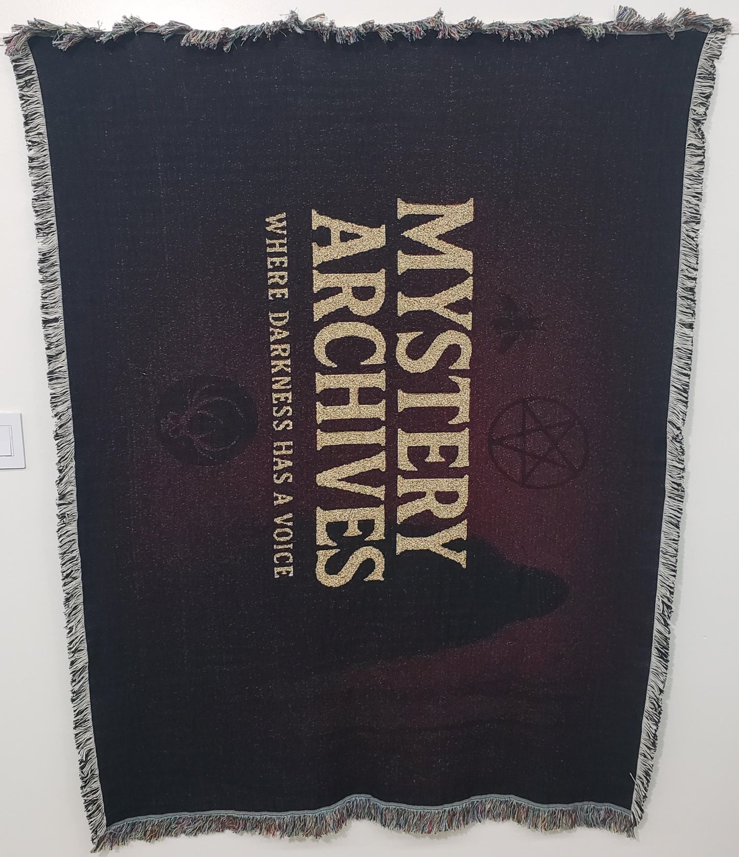 Mystery Archives Blanket - Design 2 - Size: 62" x 54"