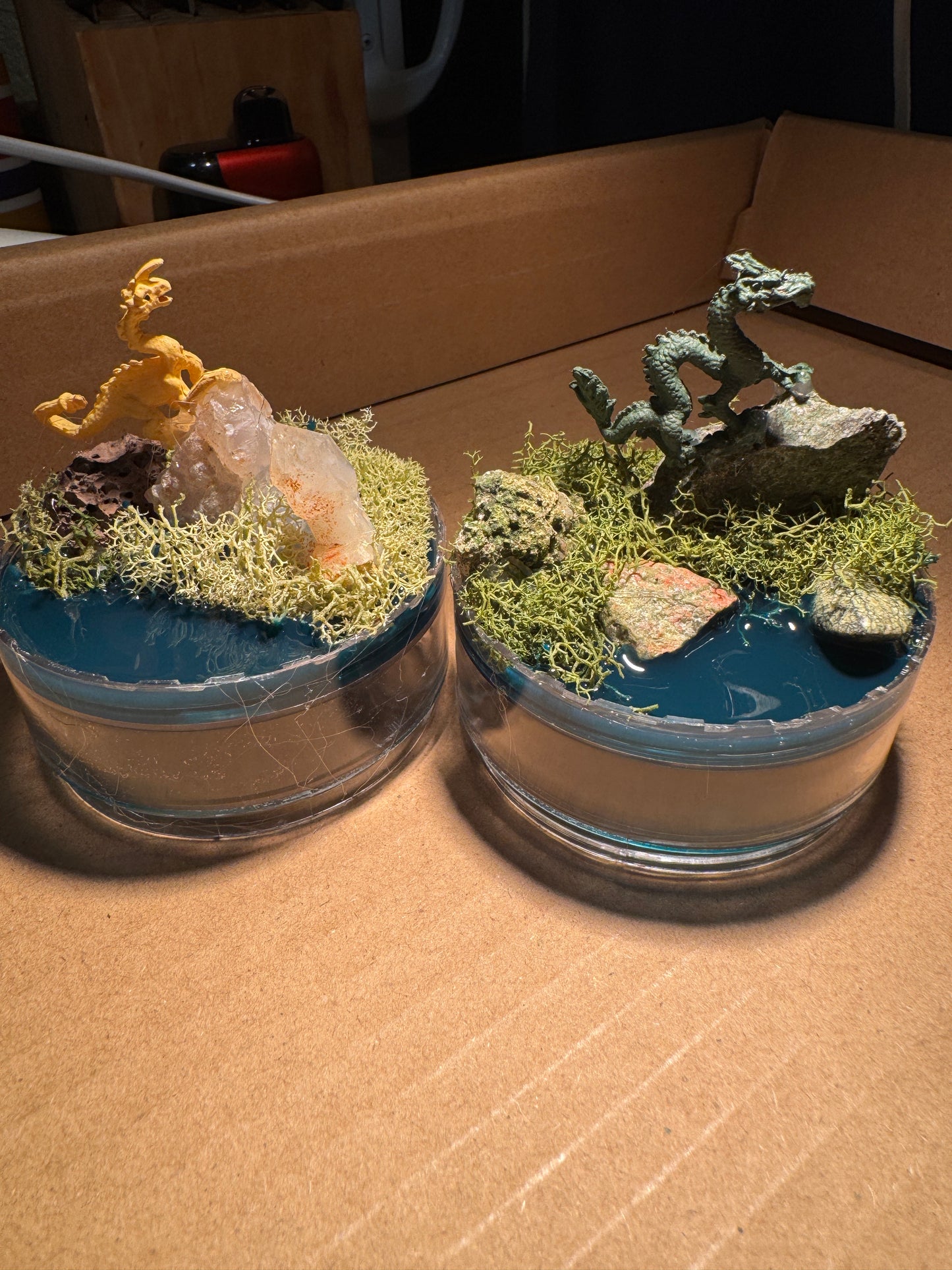 Mystery Dragon Landscape Art