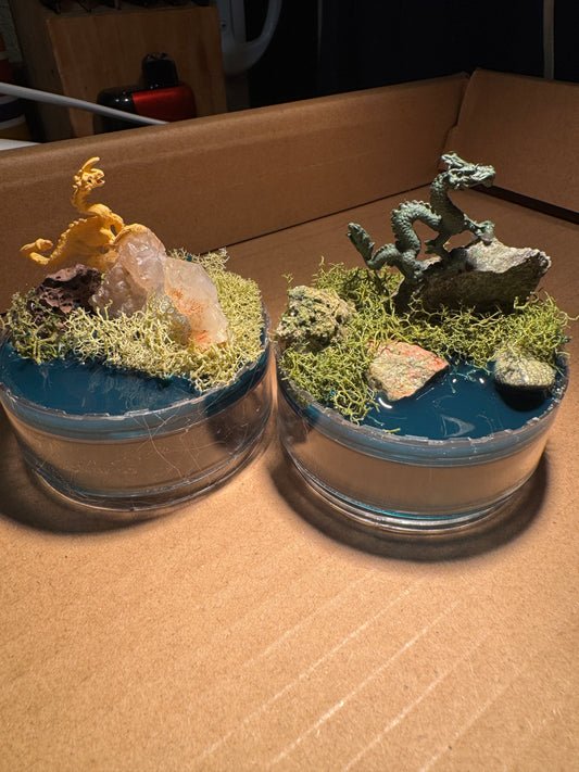 Mystery Dragon Landscape Art