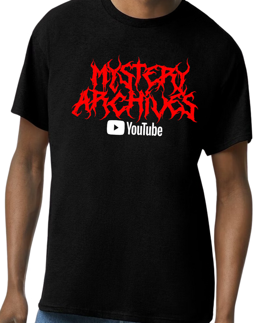 Mystery Archives Metal Logo Blood Red