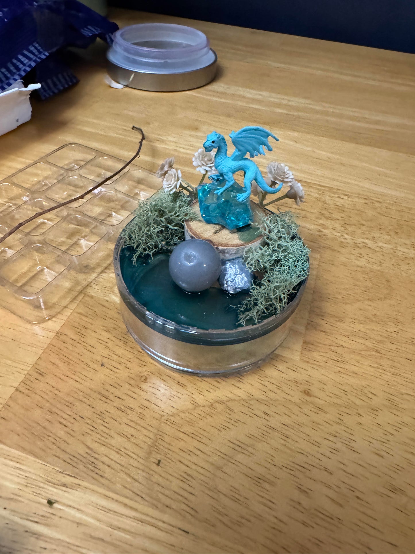 Mystery Dragon Landscape Art